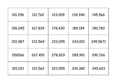 6 digit odd number|6 Digit Number List .